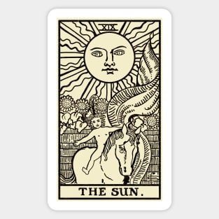 Tarot card The Sun Sticker